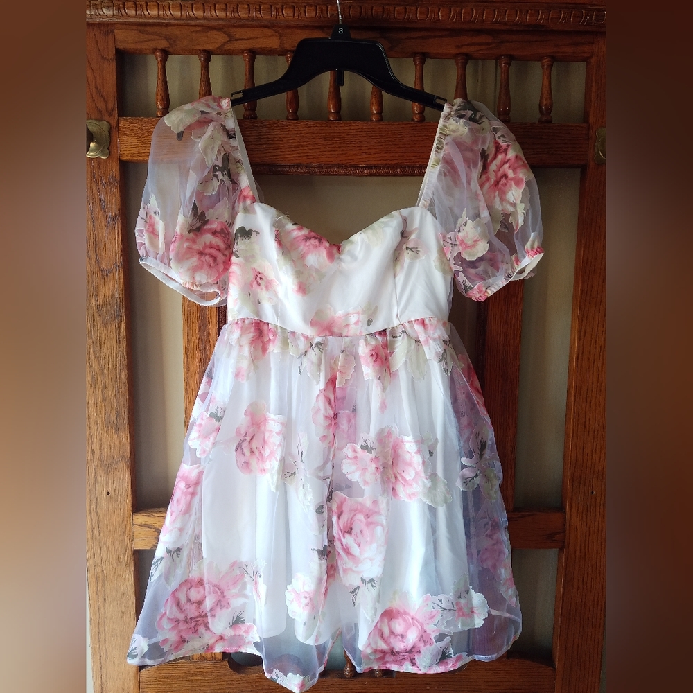 Sugar Thrillz floral print Baby Doll Dress